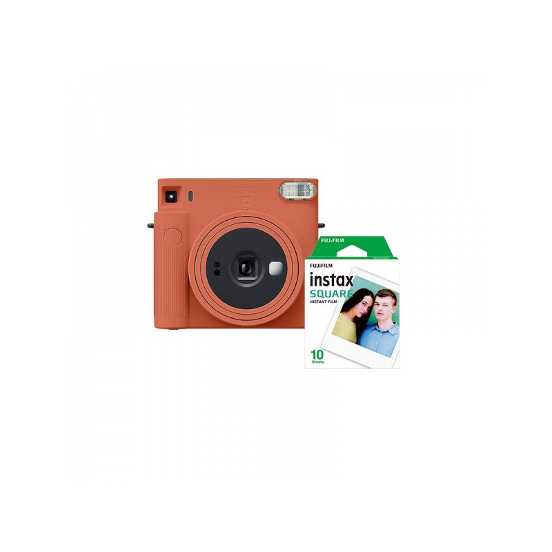 Instant camera instax SQUARE SQ1 TERRACOTTA ORANGE+instax SQUARE glossy (10 vnt)