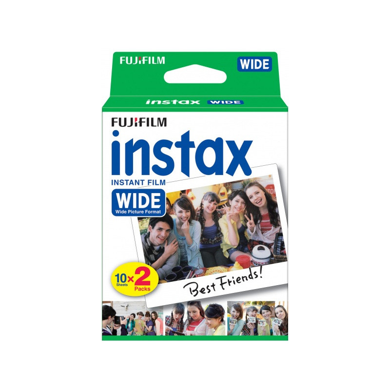 Nuotraukų Filmas - Fujifilm Instax Wide Blizgus Instantinis Filmas 20 Lapų Spalva