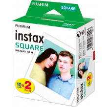 Nuotraukų Popierius - Fujifilm Instax Square Glossy Film 2x10PK, 20 Lapų, Blizgus Paviršius