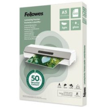 Laminēšanas plēves Fellowes Eco 100gab Gloss A3