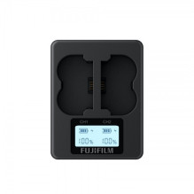 Akumuliatorių Įkroviklis - Fujifilm BC-W235 NP-W235 Akumuliatoriams, 60 × 140 × 100 mm, 95 g, Juodas