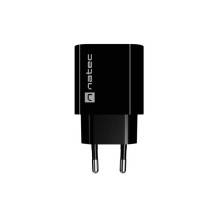 WALL CHARGER NATEC RIBERA 1X USB-A 18W BLACK WALL CHARGER NATEC RIBERA 1X USB-A 18W BLACK