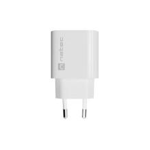 WALL CHARGER NATEC RIBERA 1X USB-A + 1X USB-C 20W WHITE