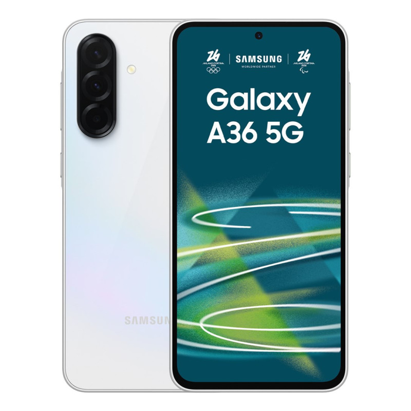Samsung Galaxy A36 17 cm (6.7") Dual SIM Android 15 5G USB Type-C 8 GB 256 GB 5000 mAh White
