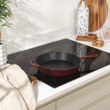 Salter BW13773R 26cm Cast Iron FryPan, Red