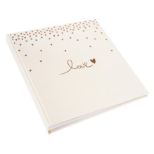 Albumas - GOLDBUCH 08015 Raining Hearts 60 Puslapių 30x31cm Baltos Lapas Persikų Albumas - GOLDBUCH 08015 Raining Hearts 60 Puslapių 30x31cm Baltos Lapas Persikų