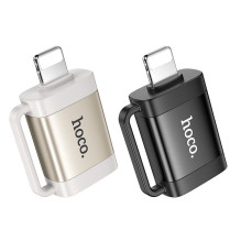 Adapter OTG Lightning to USB A Hoco UA31A black