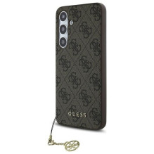 GUESS case for SAMSUNG S24 FE GUHCS24FEGF4GBR (HC PU 4G Charm) brown