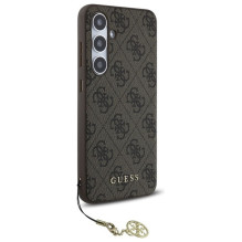 GUESS case for SAMSUNG S24 FE GUHCS24FEGF4GBR (HC PU 4G Charm) brown