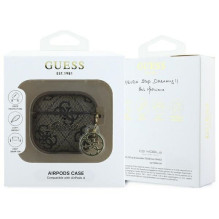 GUESS case for APPLE AirPods 4 GUA4G4GSMW (PU 4G W / Charm) brown GUESS case for APPLE AirPods 4 GUA4G4GSMW (PU 4G W / Charm) brown
