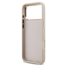 GUESS case for IPHONE 17 Pro Max GUHCP17X4GMGCPI (PU W / Big 4G Classic Logo) gold pink
