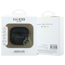 GUESS case for APPLE AirPods 4 GUA4G4GSMK (PU 4G W / Charm) black GUESS case for APPLE AirPods 4 GUA4G4GSMK (PU 4G W / Charm) black