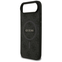 GUESS case for IPHONE 17 Air compatible with MagSafe GUHMP17MG4GFRK (PU 4G Ring Classic Logo) black