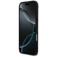 GUESS case for IPHONE 17 Air compatible with MagSafe GUHMP17MG4GFRK (PU 4G Ring Classic Logo) black