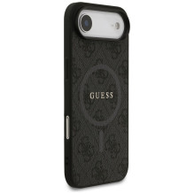 GUESS case for IPHONE 17 Air compatible with MagSafe GUHMP17MG4GFRK (PU 4G Ring Classic Logo) black