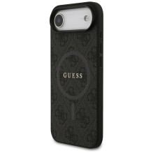 GUESS case for IPHONE 17 Air compatible with MagSafe GUHMP17MG4GFRK (PU 4G Ring Classic Logo) black