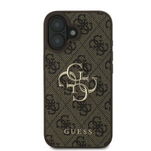 GUESS case for IPHONE 16 GUHCP16S4GMGBR (4G PU Big Logo) brown