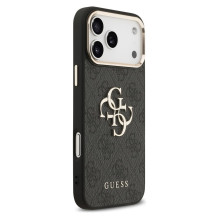 GUESS case for IPHONE 17 Pro Max GUHCP17X4GMGCGR (PU W / Big 4G Classic Logo) gold black