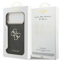 GUESS case for IPHONE 17 Pro Max GUHCP17X4GMGCGR (PU W / Big 4G Classic Logo) gold black
