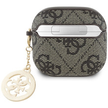 GUESS case for APPLE AirPods 4 GUA4P4E4CDW (PU 4G W / Strass Charm) brown