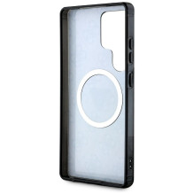 GUESS case for SAMSUNG S25 Ultra GUHMS25LHG4PRTGK (Magnetic IML Metal Glitter 4G Circle Triangle) black GUESS case for SAMSUNG S25 Ultra GUHMS25LHG4PRTGK (Magnetic IML Metal Glitter 4G Circle Triangle) black