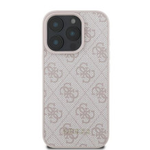 GUESS case for IPHONE 16 Pro GUHCP16LG4GFPI (PU 4G Classic) pink