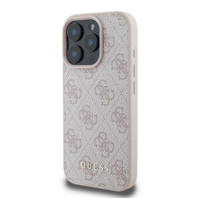 GUESS case for IPHONE 16 Pro GUHCP16LG4GFPI (PU 4G Classic) pink