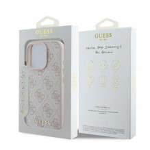 GUESS case for IPHONE 16 Pro GUHCP16LG4GFPI (PU 4G Classic) pink