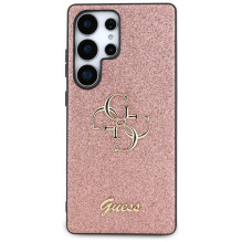 GUESS case for SAMSUNG S25 Ultra GUHCS25LHG4SGP (Fixed Glitter Big 4G) pink GUESS case for SAMSUNG S25 Ultra GUHCS25LHG4SGP (Fixed Glitter Big 4G) pink