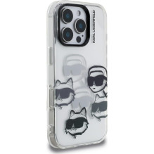 KARL LAGERFELD case for IPHONE 16 PRO MAX KLHCP16XHMCHKCT (IML Multi K&amp;C Head Pattern)