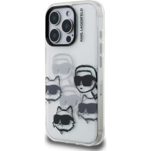KARL LAGERFELD case for IPHONE 16 PRO MAX KLHCP16XHMCHKCT (IML Multi K&amp;C Head Pattern)