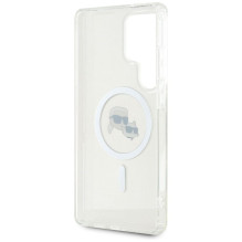 KARL LAGERFELD case for SAMSUNG S25 Ultra KLHMS25LHLSKCH (Magnetic IML Metal KC Heads) white KARL LAGERFELD case for SAMSUNG S25 Ultra KLHMS25LHLSKCH (Magnetic IML Metal KC Heads) white