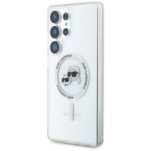 KARL LAGERFELD case for SAMSUNG S25 Ultra KLHMS25LHLSKCH (Magnetic IML Metal KC Heads) white KARL LAGERFELD case for SAMSUNG S25 Ultra KLHMS25LHLSKCH (Magnetic IML Metal KC Heads) white
