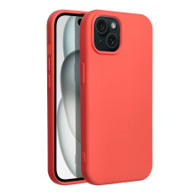 Case for iPhone 15 Silicone peach