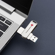 Pendrive 16GB USB 3.2 Gen 1 (USB A / USB C) Forcell F-Data Metal Duo silver Pendrive 16GB USB 3.2 Gen 1 (USB A / USB C) Forcell F-Data Metal Duo silver