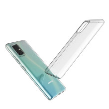 Case for Samsung A71 Clear Case 2 mm Box transparent