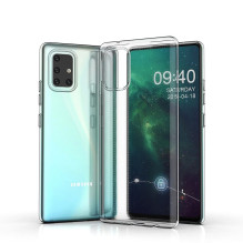 Case for Samsung A71 Clear Case 2 mm Box transparent