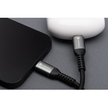 Cable USB C to USB C Forcell F-Energy QC4.0 PD 5A 240W Cafule 3 m C263 black