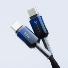 Cable USB C to USB C Forcell F-Energy QC4.0 PD 3A 60W Gradient 1 m C354 black Cable USB C to USB C Forcell F-Energy QC4.0 PD 3A 60W Gradient 1 m C354 black