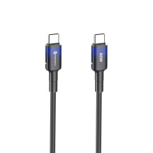 Cable USB C to USB C Forcell F-Energy QC4.0 PD 3A 60W Gradient 1 m C354 black Cable USB C to USB C Forcell F-Energy QC4.0 PD 3A 60W Gradient 1 m C354 black