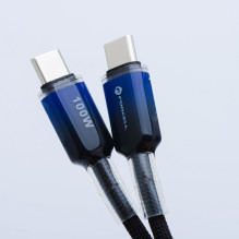 Cable USB C to USB C Forcell F-Energy QC4.0 PD 5A 100W Gradient 1 m C357 black Cable USB C to USB C Forcell F-Energy QC4.0 PD 5A 100W Gradient 1 m C357 black