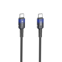 Cable USB C to USB C Forcell F-Energy QC4.0 PD 5A 100W Gradient 1 m C357 black Cable USB C to USB C Forcell F-Energy QC4.0 PD 5A 100W Gradient 1 m C357 black