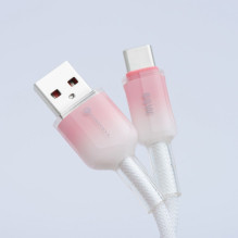 Cable USB A to USB C Forcell F-Energy QC4.0 3A 66W Gradient 1 m C352 white Cable USB A to USB C Forcell F-Energy QC4.0 3A 66W Gradient 1 m C352 white