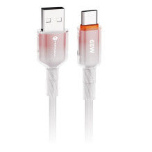 USB A į USB C laidas Forcell F-Energy QC4.0 3A 66W gradientas 1 m C352 baltas USB A į USB C laidas Forcell F-Energy QC4.0 3A 66W gradientas 1 m C352 baltas