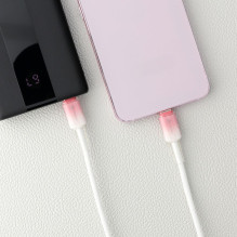 Cable USB C to USB C Forcell F-Energy QC4.0 PD 3A 60W Gradient 1 m C354 white Cable USB C to USB C Forcell F-Energy QC4.0 PD 3A 60W Gradient 1 m C354 white
