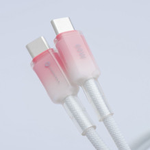 Cable USB C to USB C Forcell F-Energy QC4.0 PD 3A 60W Gradient 1 m C354 white Cable USB C to USB C Forcell F-Energy QC4.0 PD 3A 60W Gradient 1 m C354 white