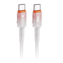 Cable USB C to USB C Forcell F-Energy QC4.0 PD 3A 60W Gradient 1 m C354 white Cable USB C to USB C Forcell F-Energy QC4.0 PD 3A 60W Gradient 1 m C354 white