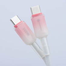 Cable USB C to USB C Forcell F-Energy QC4.0 PD 5A 100W Gradient 1 m C357 white Cable USB C to USB C Forcell F-Energy QC4.0 PD 5A 100W Gradient 1 m C357 white