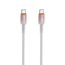 Cable USB C to USB C Forcell F-Energy QC4.0 PD 5A 100W Gradient 1 m C357 white Cable USB C to USB C Forcell F-Energy QC4.0 PD 5A 100W Gradient 1 m C357 white