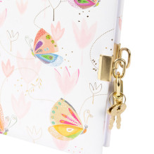 Užrašų knygelė - GOLDBUCH 44589 Mariposa 96 Puslapių 17x17 cm Su Užraktu Balta Užrašų knygelė - GOLDBUCH 44589 Mariposa 96 Puslapių 17x17 cm Su Užraktu Balta